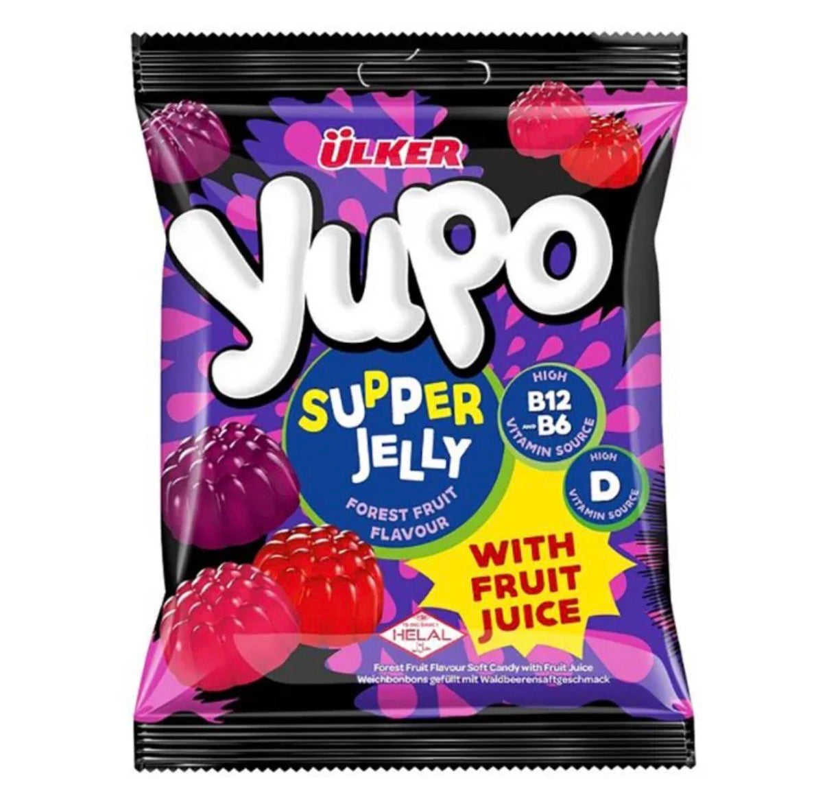 Ülker Yupo Supper Jelly mit Vitamin B&D (Halal) 64g. 24St.