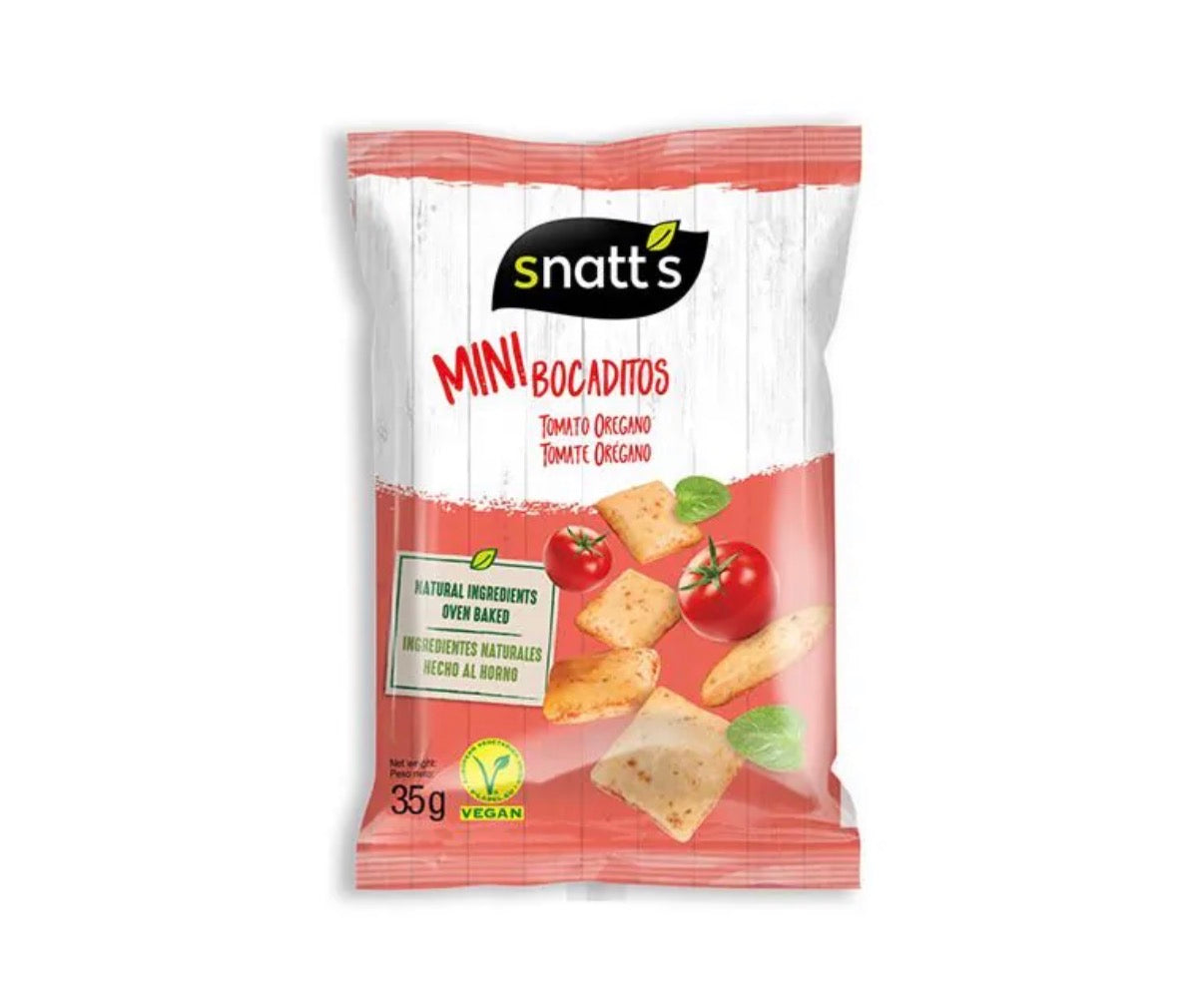 Snatts MINI Brotsnack Tomate/Oregano 35g. 30St.