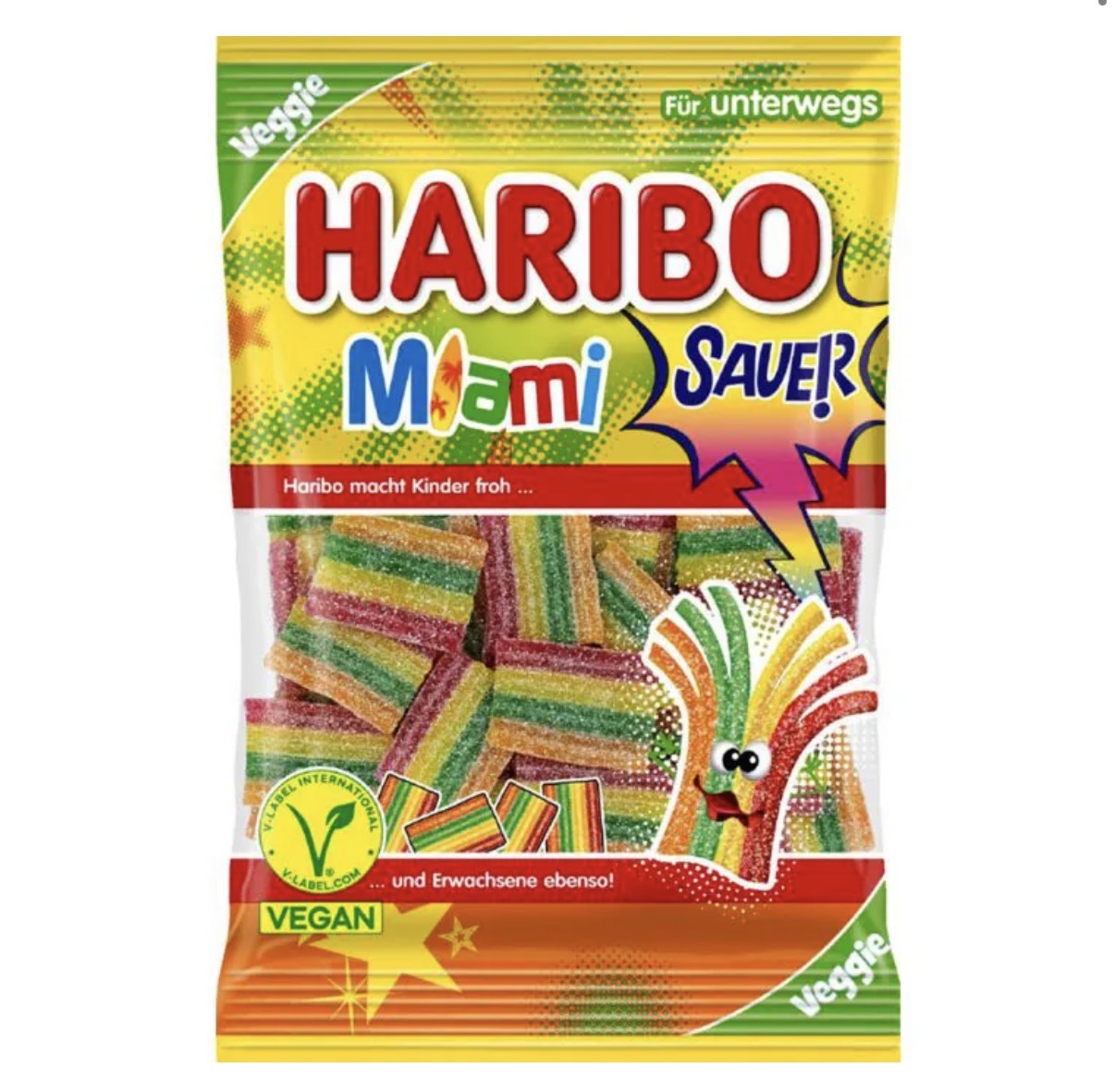 Haribo Miami Sauer 85g. 22St.